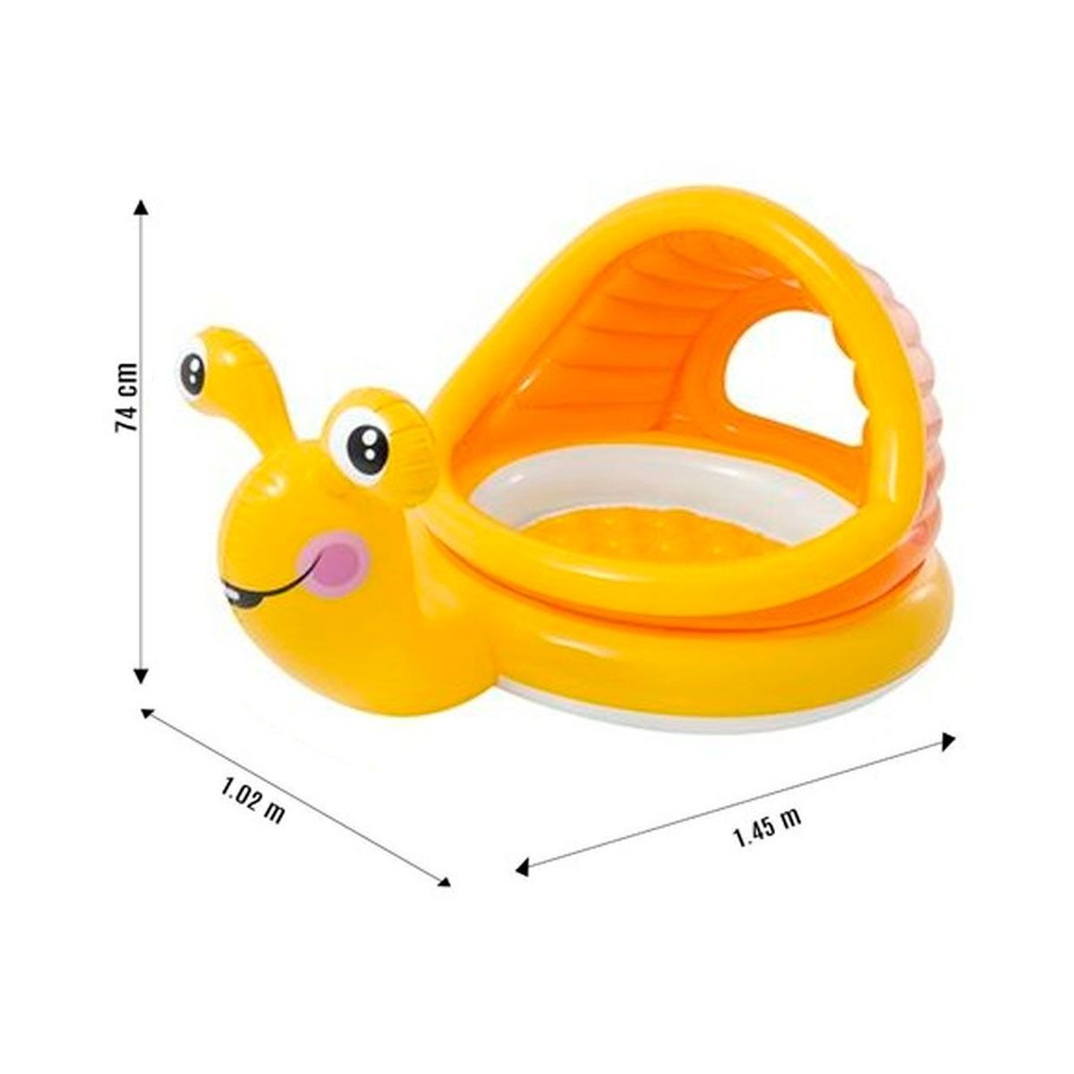 GENERICO - Piscina Inflable Caracol para Niño
