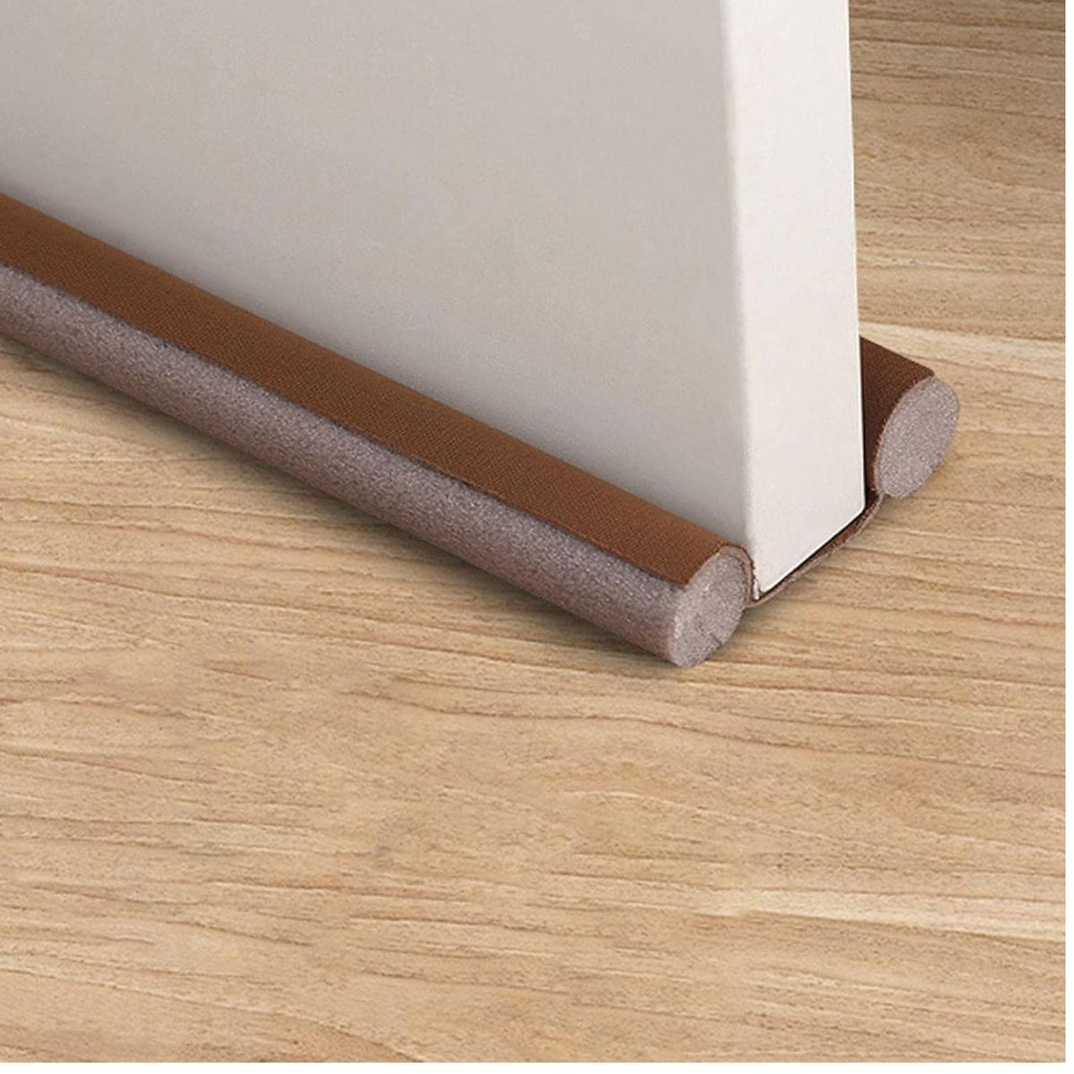 GENERICO - Burlete Flexible de Espuma 95cm Protección de Puertas Pack 4 Unidades