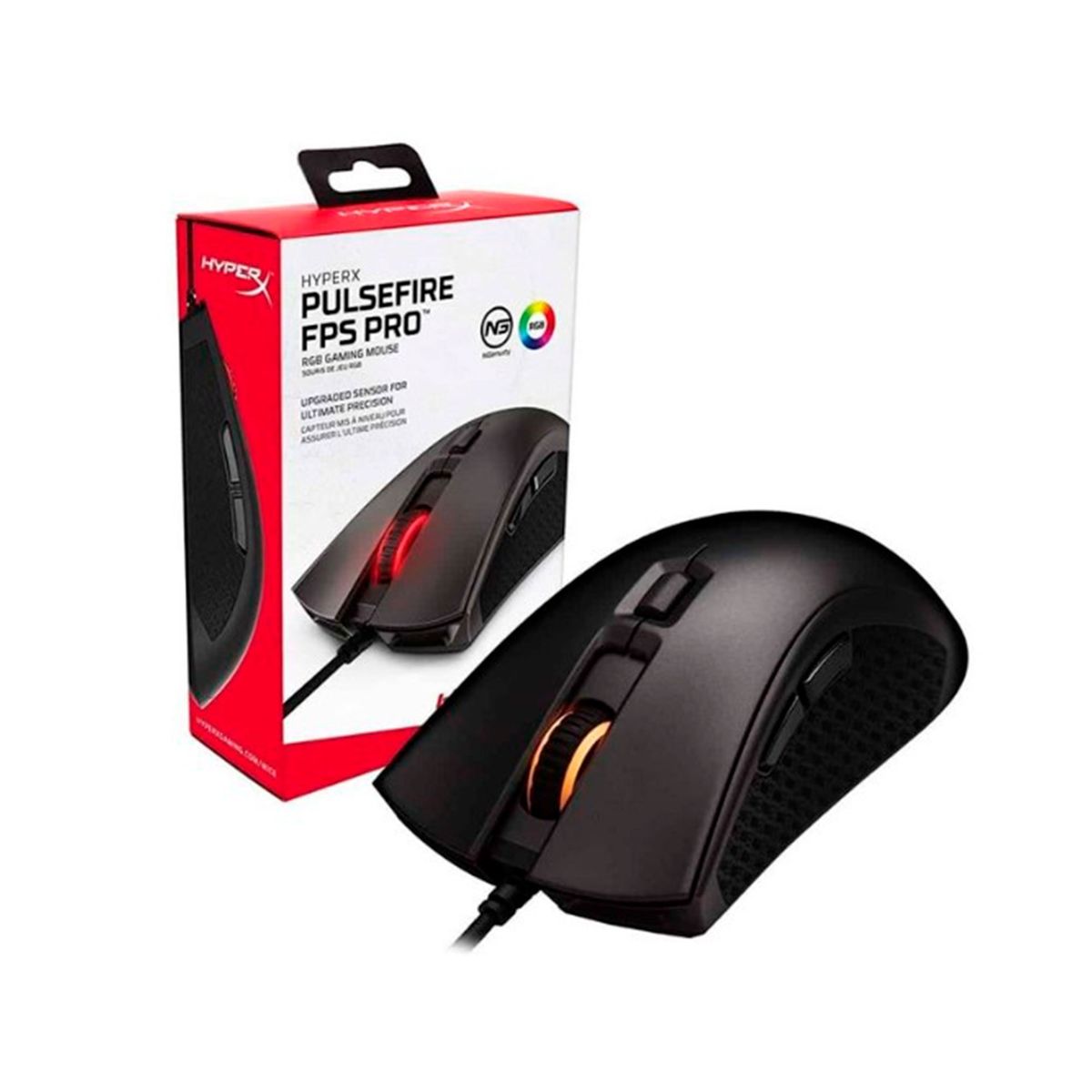 HYPERX - MOUSE GAMING HYPERX PULSEFIRE FPS PRO/LIGHT P/N: HX-MC003B