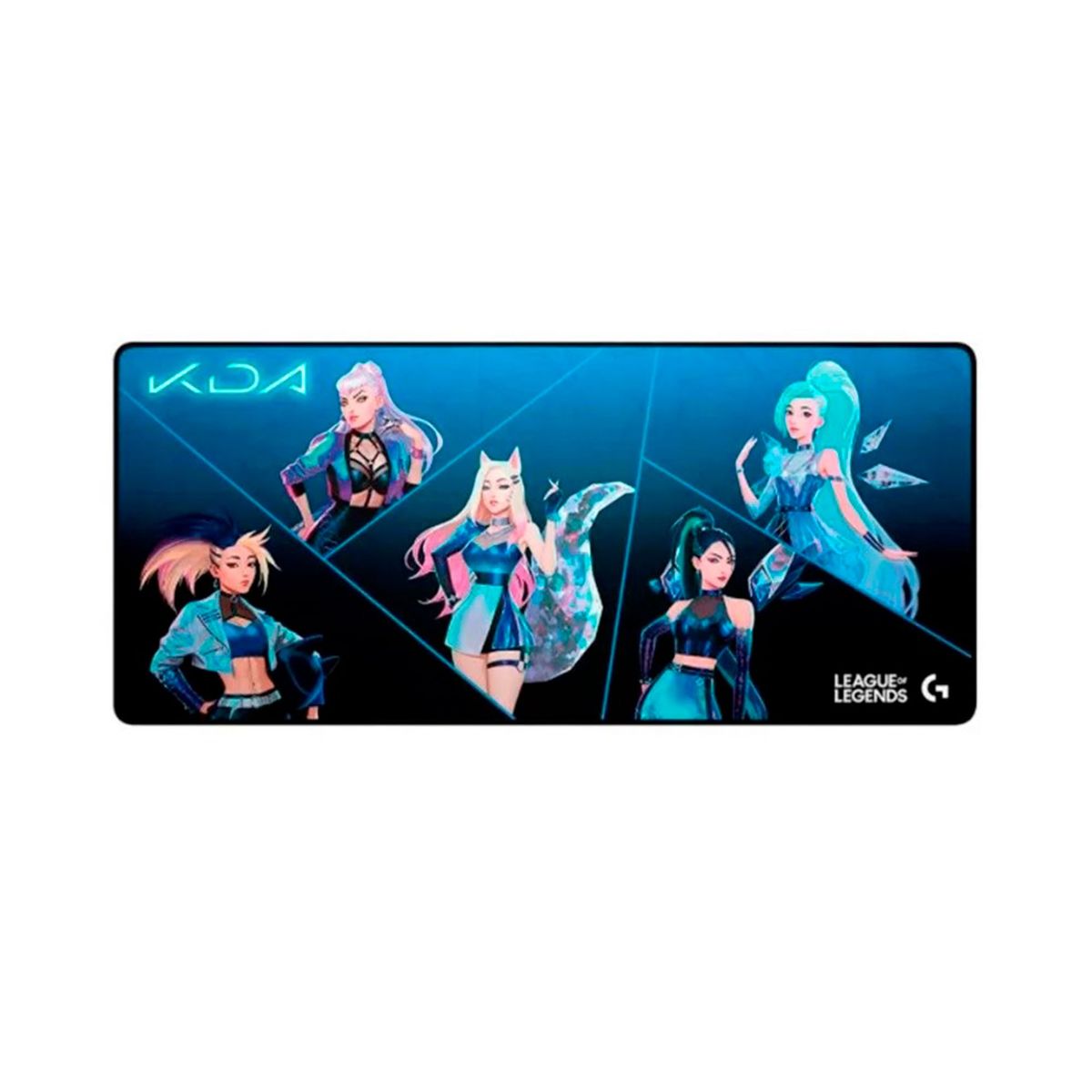 LOGITECH - MOUSE PAD GAMING LOGITECH G840 CLOTH K/DA XL BLUE BLACK P/N:943-000456