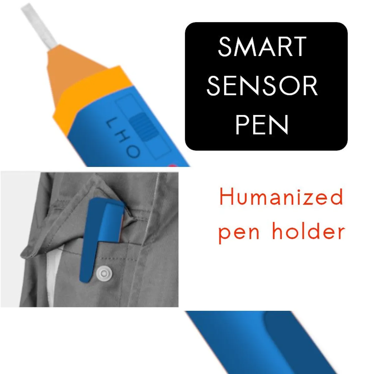 GENERICO - Detector Voltaje Corriente Sin Contacto Lápiz Tester Sensor Digital