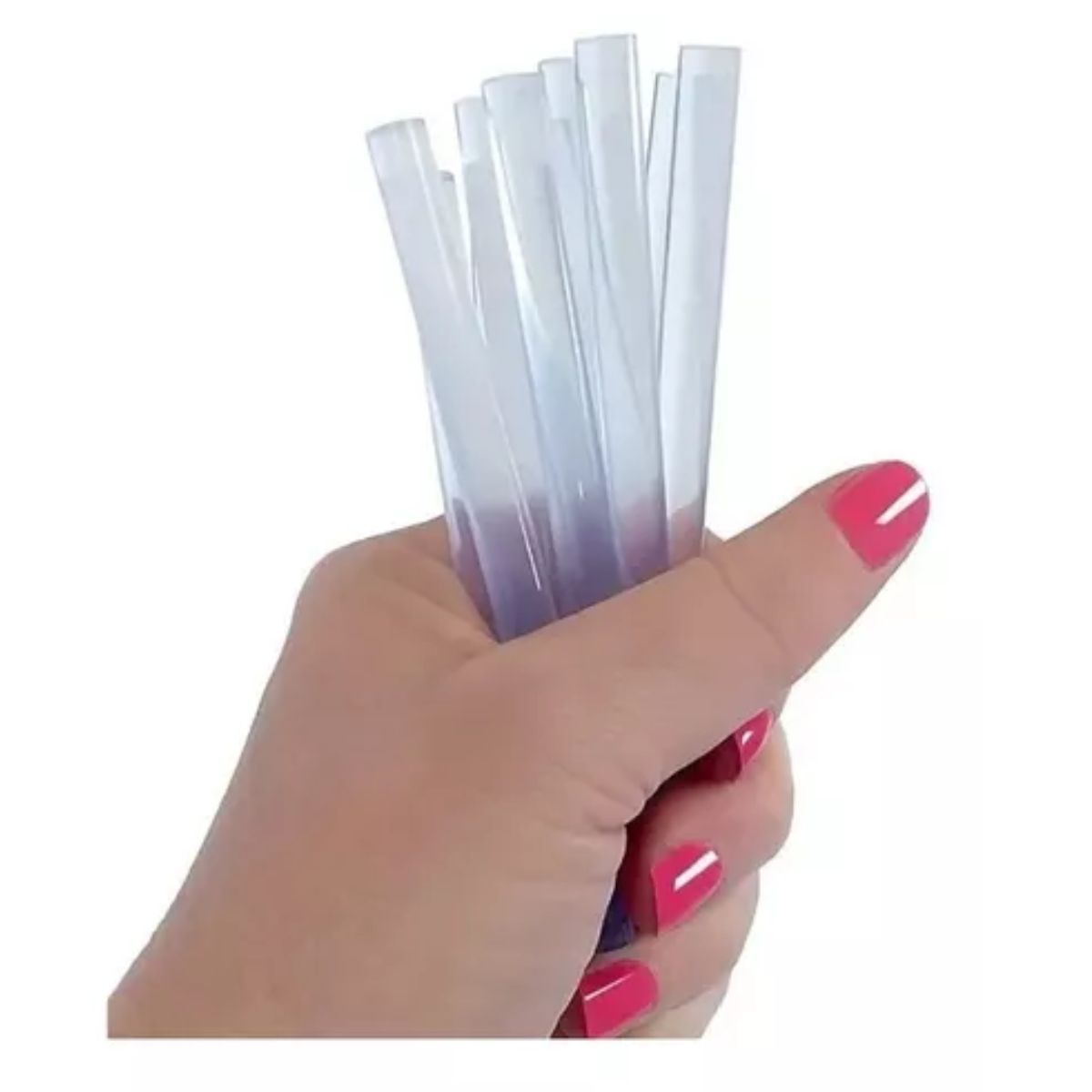 GENERICO - Silicona En Barra Delgada Medida 75mm X 26cm Por 144 Barras