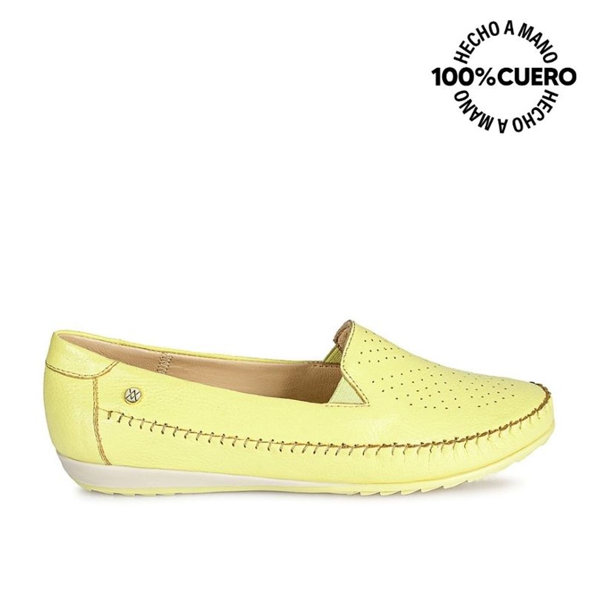 VIALE - Zapato Mocasín Casual DK-2402 Maracuya Viale Cuero