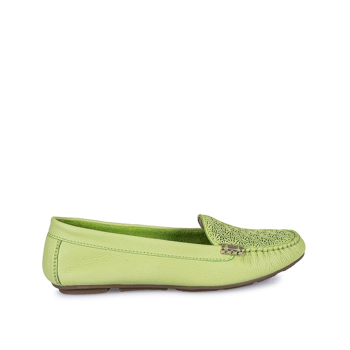 VIALE - Zapato Mocasín Casual CORE-2101 Limon Viale Cuero