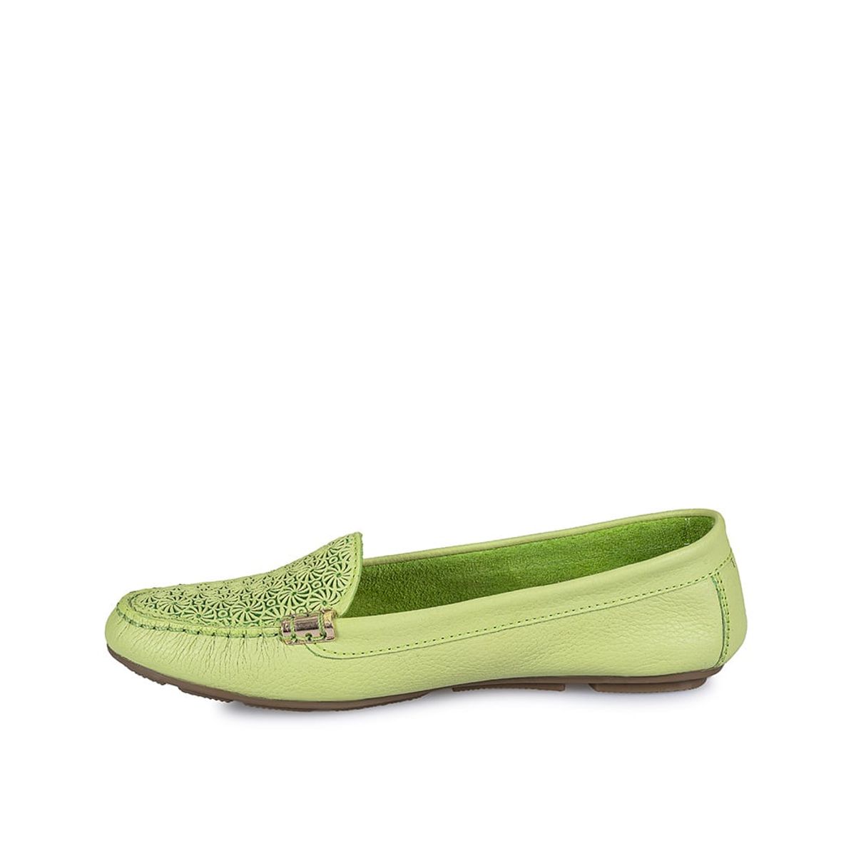 VIALE - Zapato Mocasín Casual CORE-2101 Limon Viale Cuero