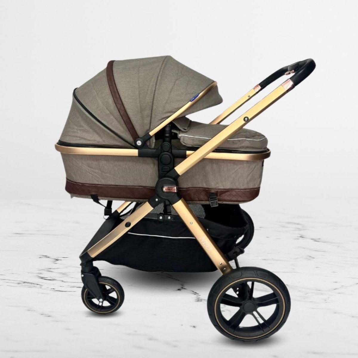 BABY KITS - Coche Cuna Moises «NEO» Beige
