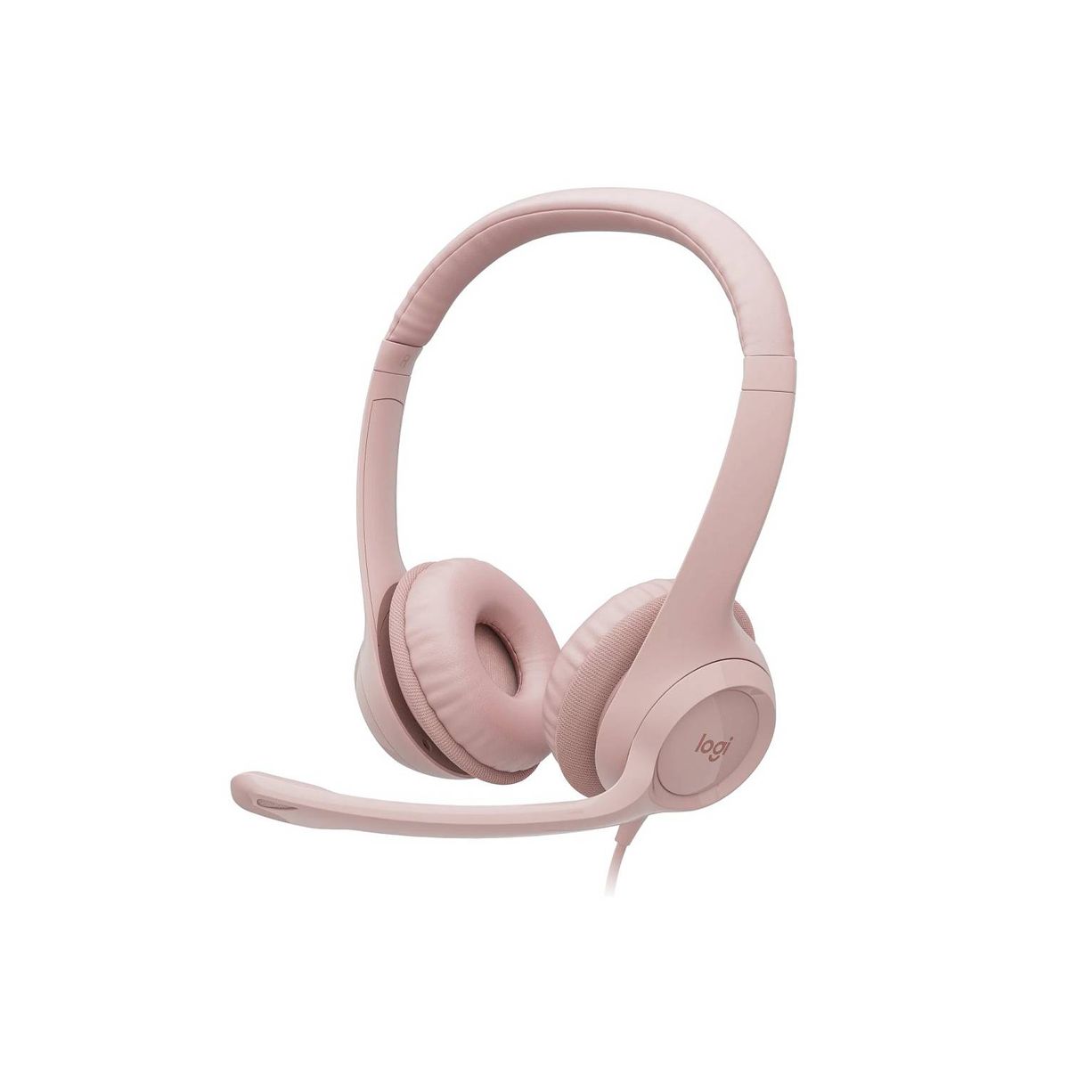 LOGITECH - AUDIFONO CMICROF LOGITECH H390 USB NOISE CANCELLING ROSE