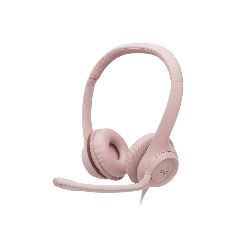 LOGITECH - AUDIFONO CMICROF LOGITECH H390 USB NOISE CANCELLING ROSE