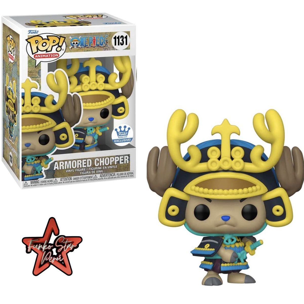 FUNKO - Funko Pop Samurai Chopper 1131 One Piece Funkoshop Original