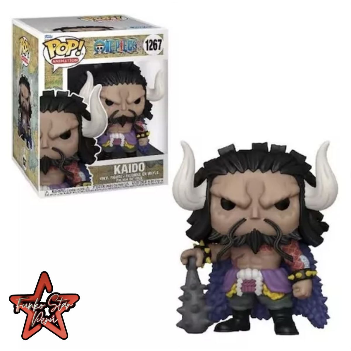 FUNKO - Funko Pop Kaido 1267 One Piece Original 6 Pulgadas