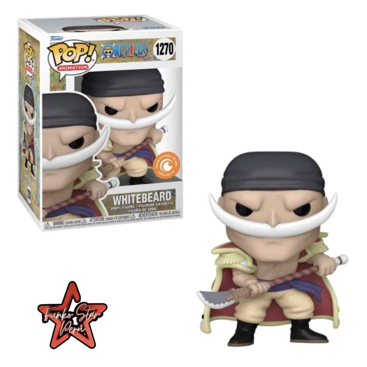 FUNKO - Funko Pop Whitebeard 1270 One Piece  Crunchyroll Original
