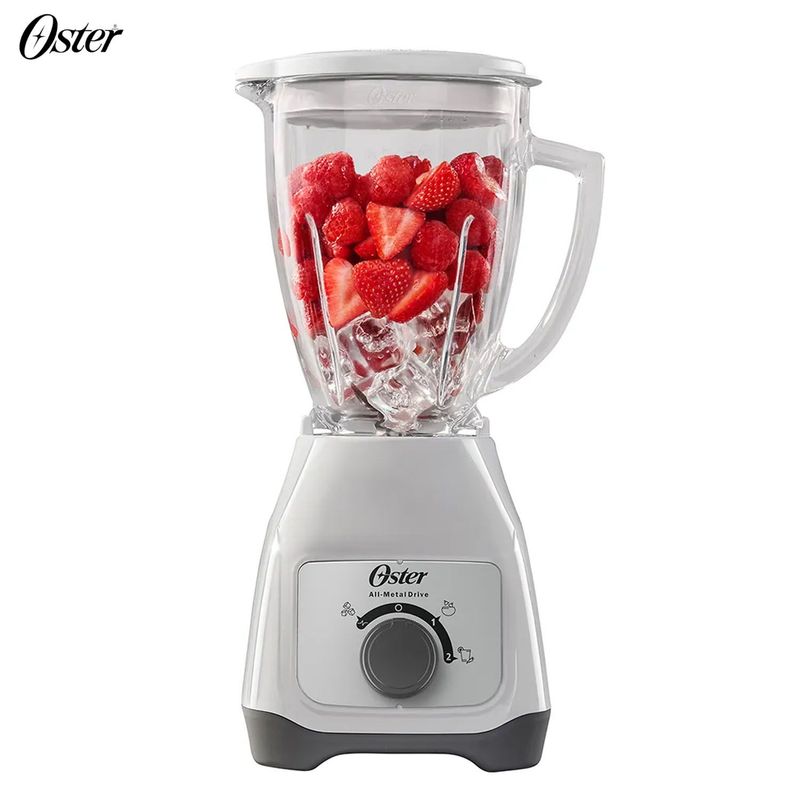 OSTER - Licuadora Oster con vaso de vidrio y control de perilla BLSTKAGWRD