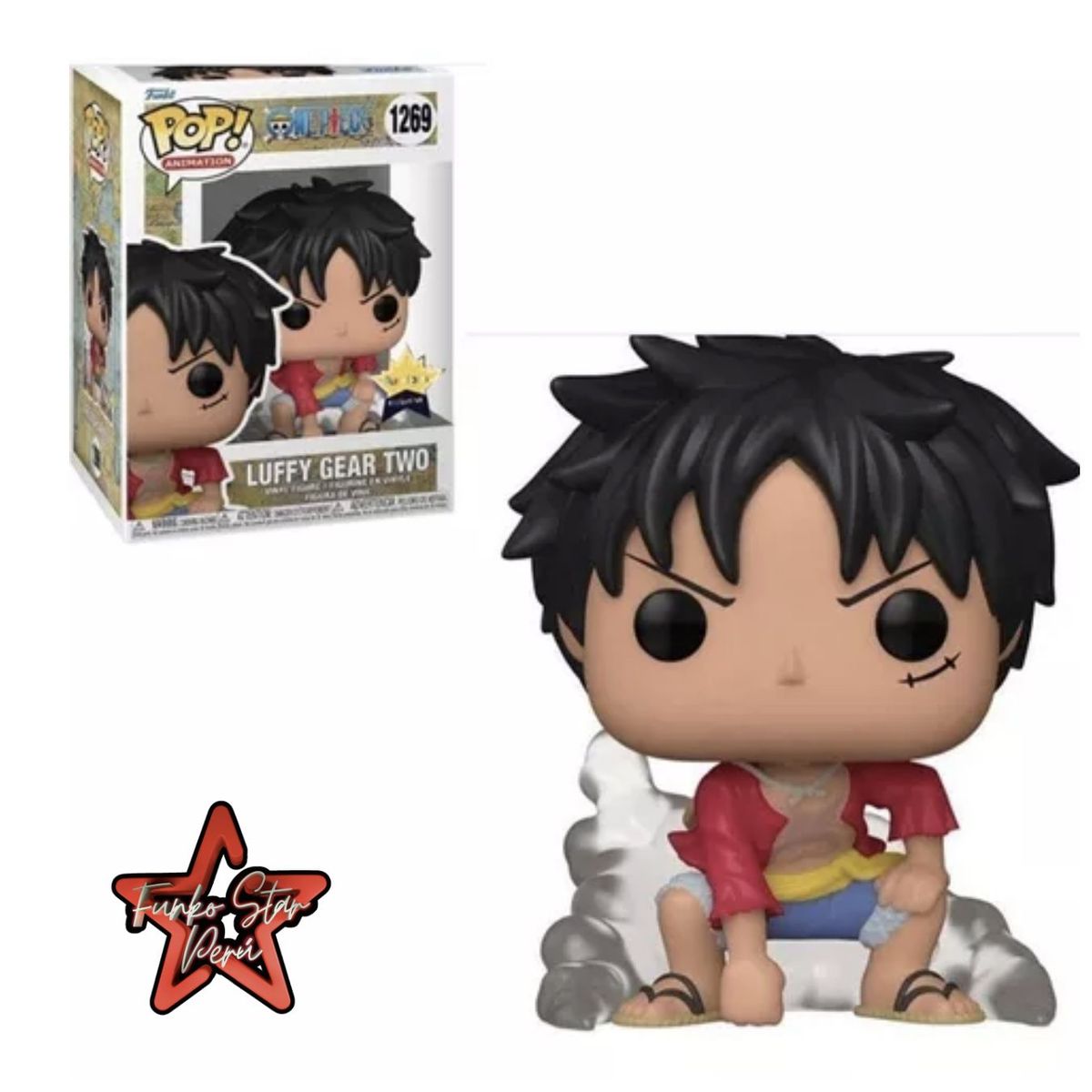 FUNKO - Luffy Gear Two Funko Pop 1269 One Piece Exclusivo Original