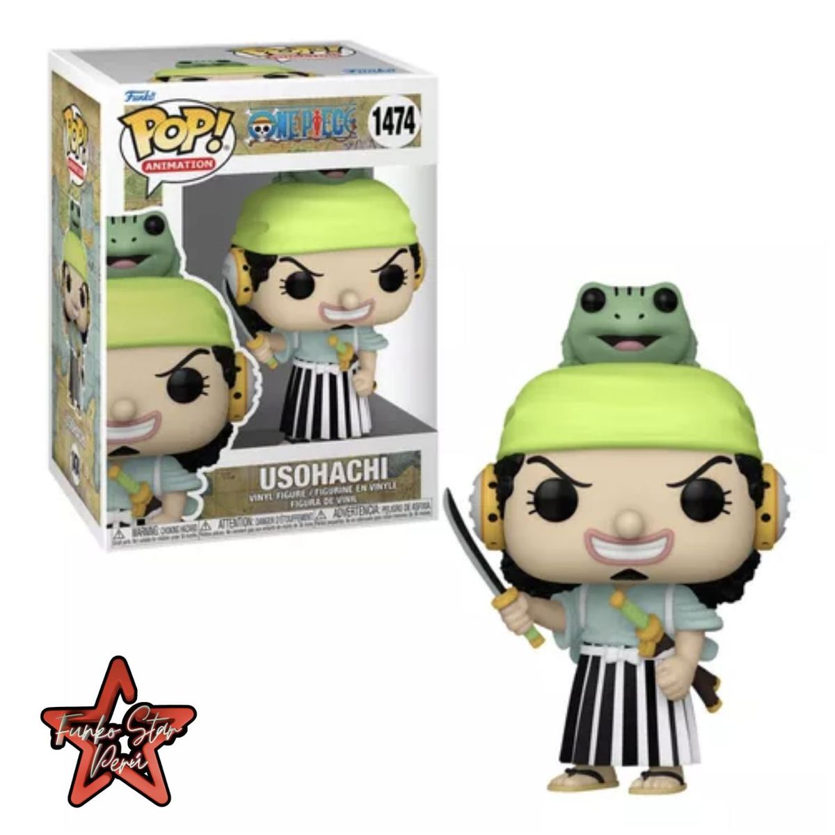 FUNKO - Funko Pop Usohachi (wano) 1474 One Piece Original Nuevo