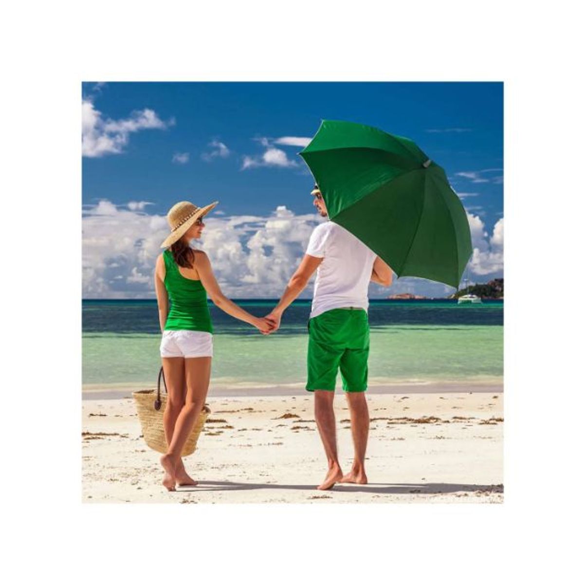 GENERICO - Sombrilla portátil protectora de rayos solares