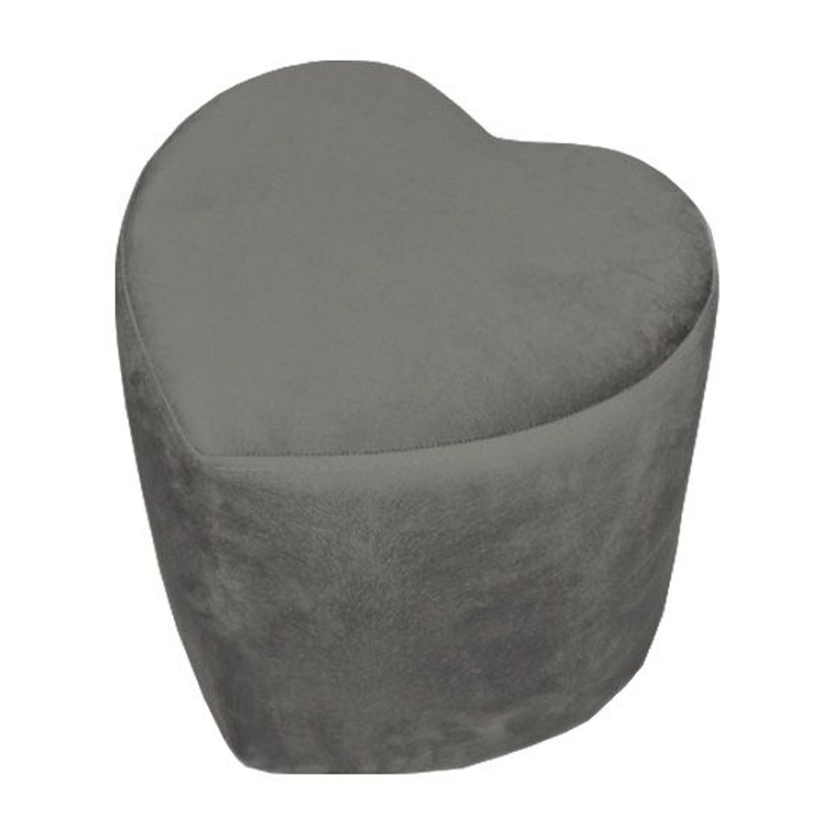 BARAKA HOME - Puff Corazón Lou - Gris Oscuro