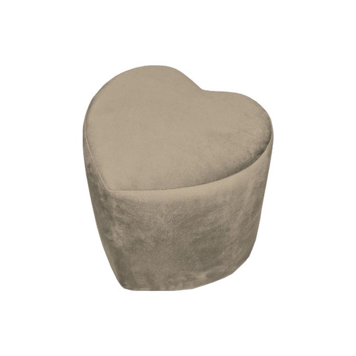 BARAKA HOME - Puff Corazón Lou - Beige Claro