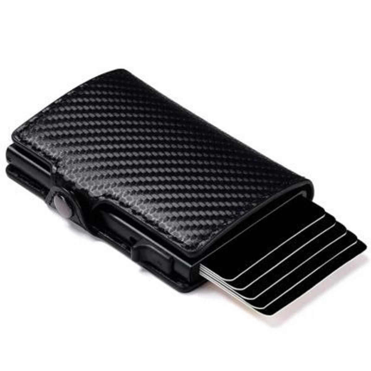 GENERICO - BILLETERA PORTA DOCUMENTOS Y TARJETERO AIRTAG R-FID ANTI ROBO