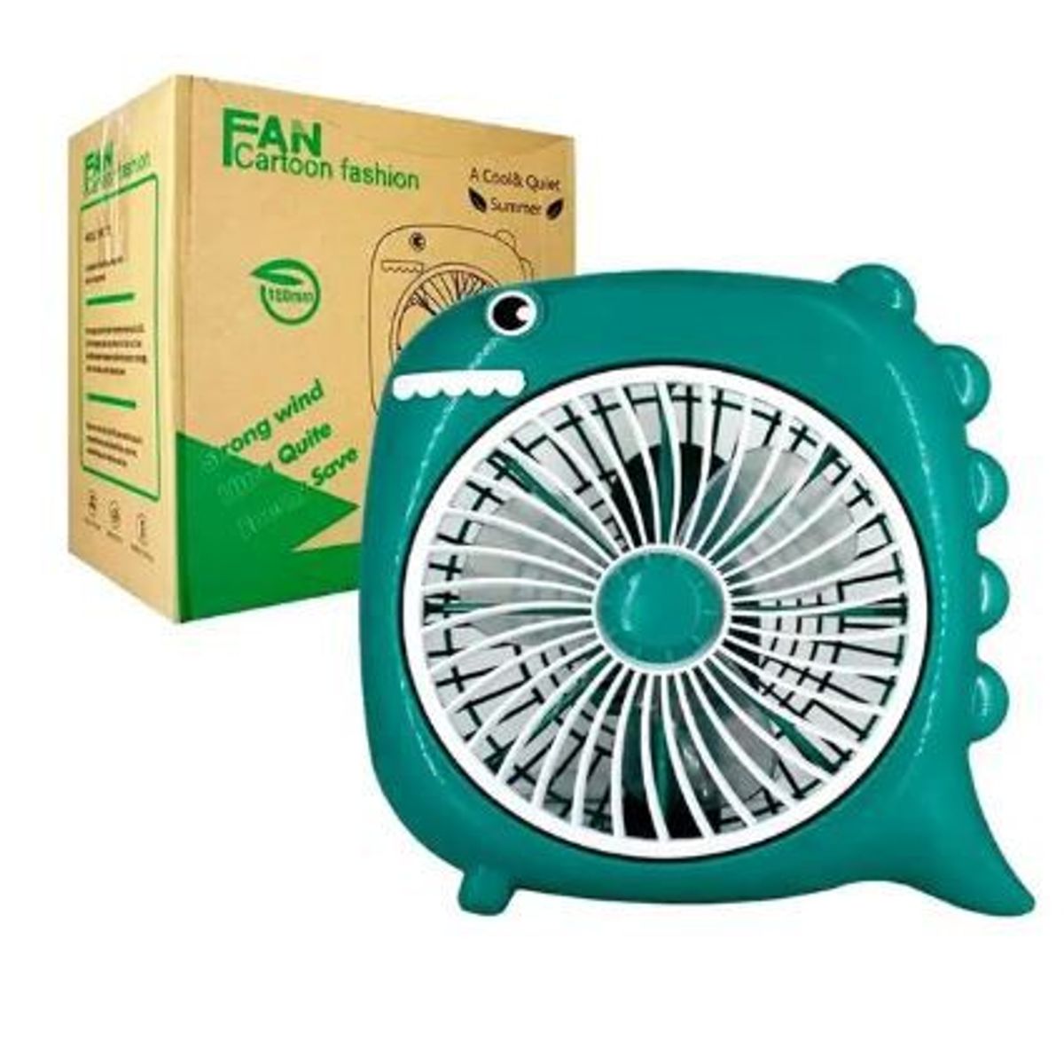 GENERICO - Ventilador Kawai Escritorio Dino 2 Velocidades 25 W
