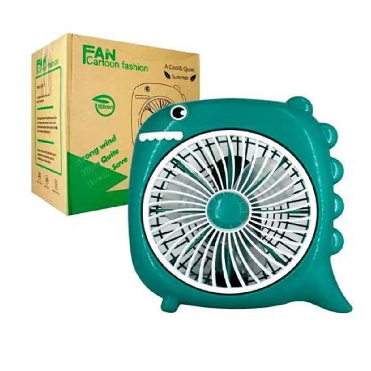 GENERICO - Ventilador Kawai Escritorio Dino 2 Velocidades 25 W