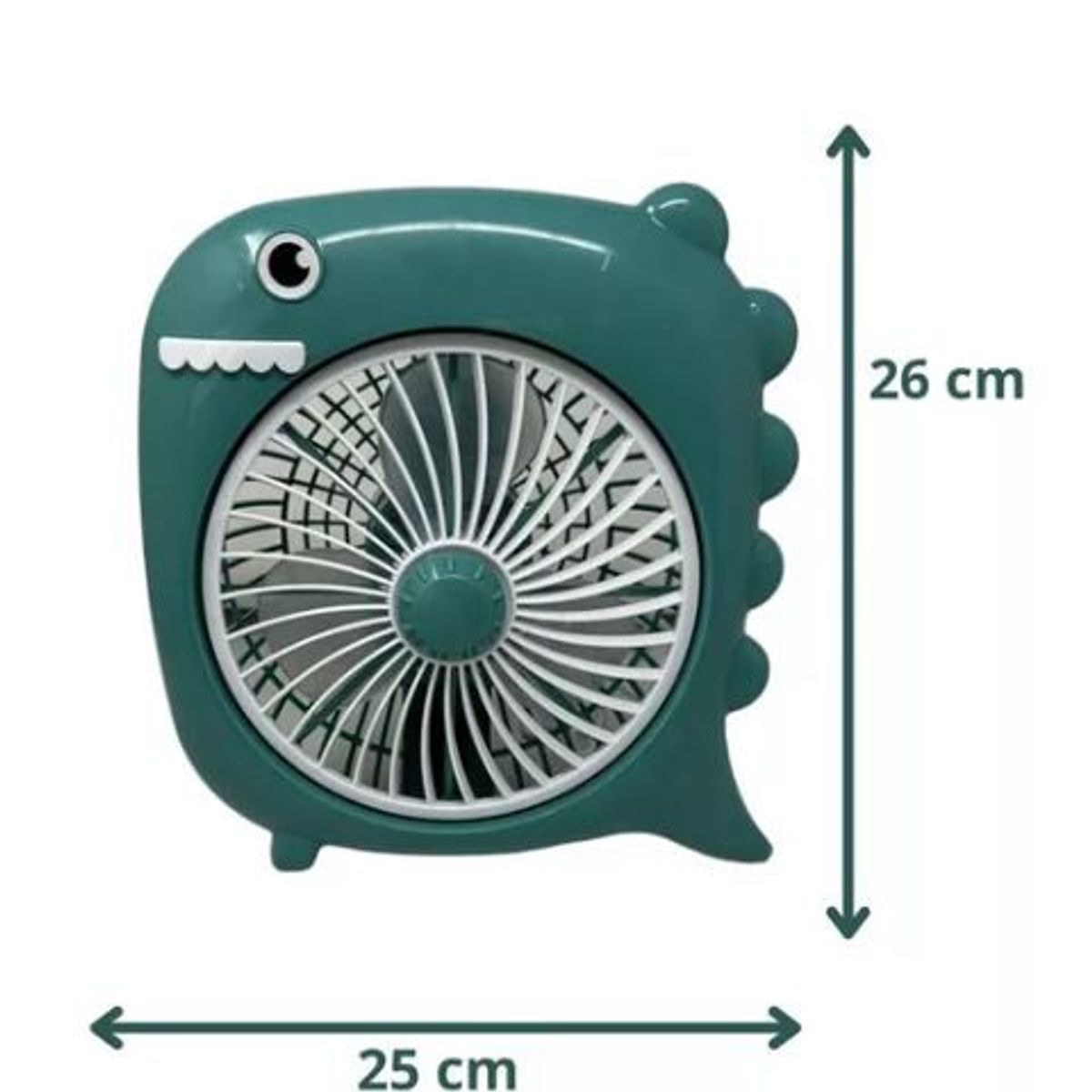 GENERICO - Ventilador Kawai Escritorio Dino 2 Velocidades 25 W