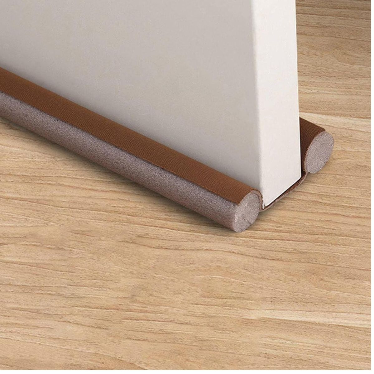 GENERICO - Burlete Flexible de Espuma 95cm Sellado de Puertas 2 Unidades