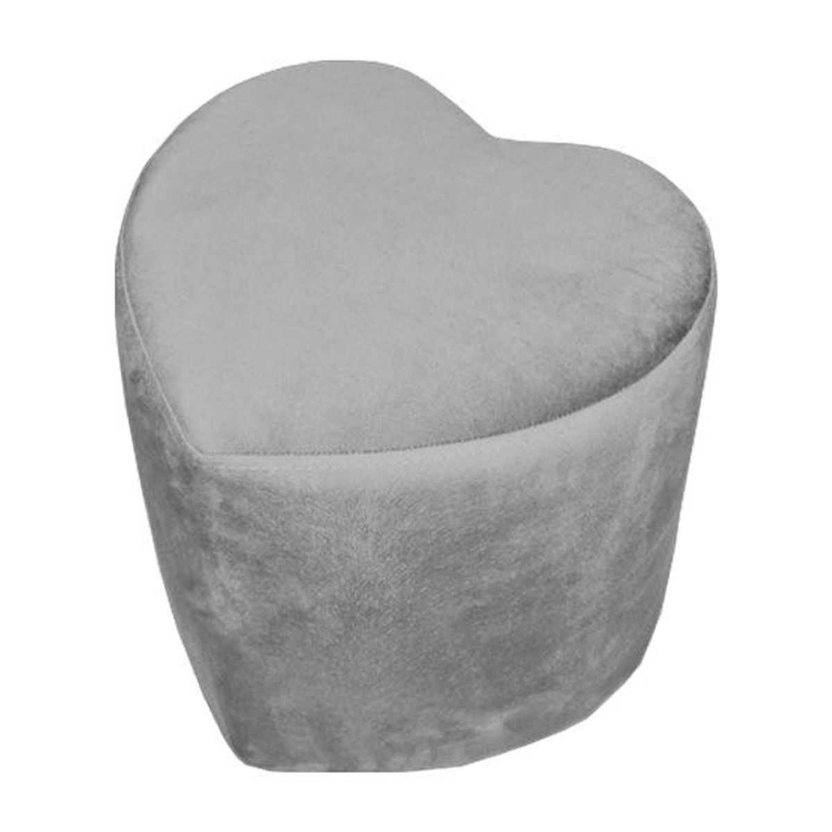 BARAKA HOME - Puff Corazón Lou - Gris Claro
