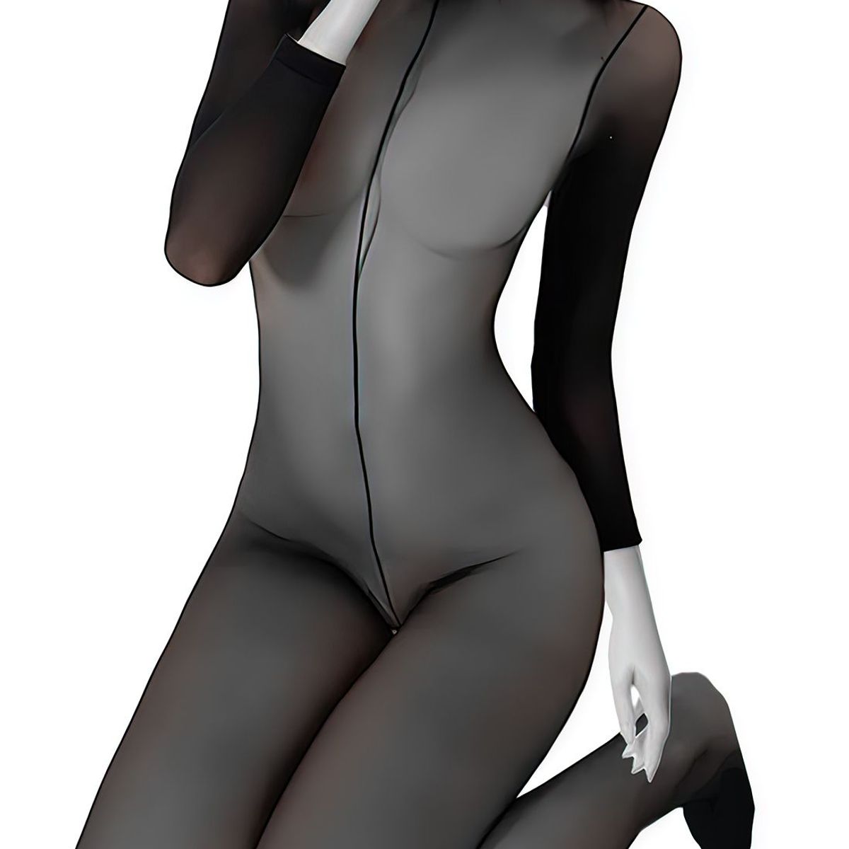 GENERICO - LENCERIA EXCLUSIVA Body de Mujer Ropa Interior Sexy Mono Transparente