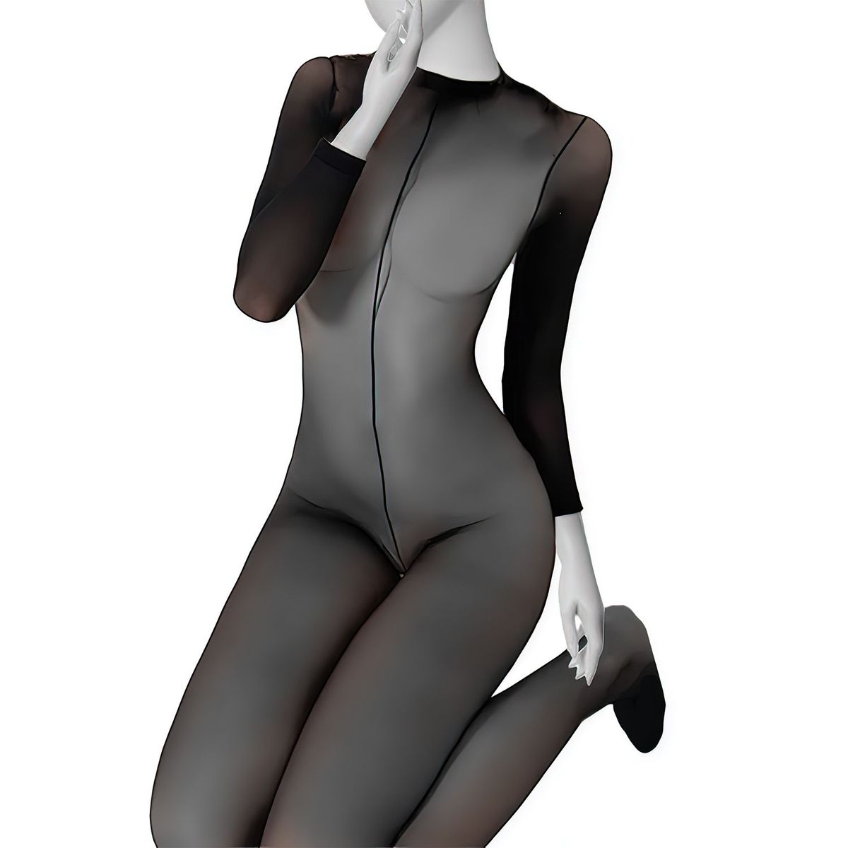 GENERICO - LENCERIA EXCLUSIVA Body de Mujer Ropa Interior Sexy Mono Transparente