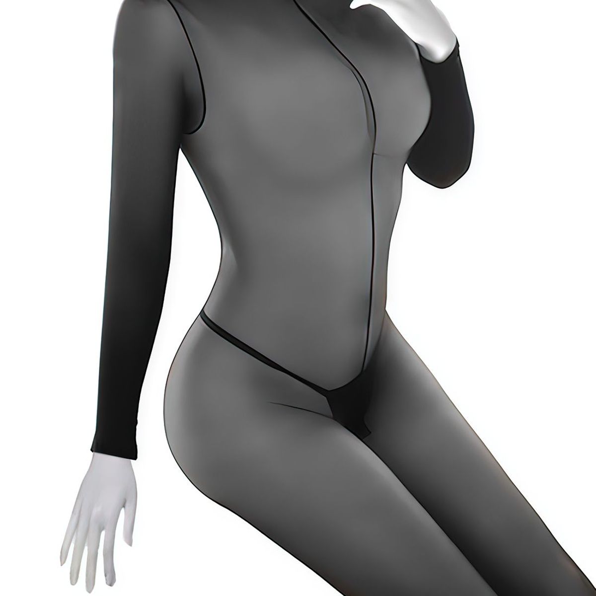 GENERICO - LENCERIA EXCLUSIVA Body de Mujer Ropa Interior Sexy Mono Transparente