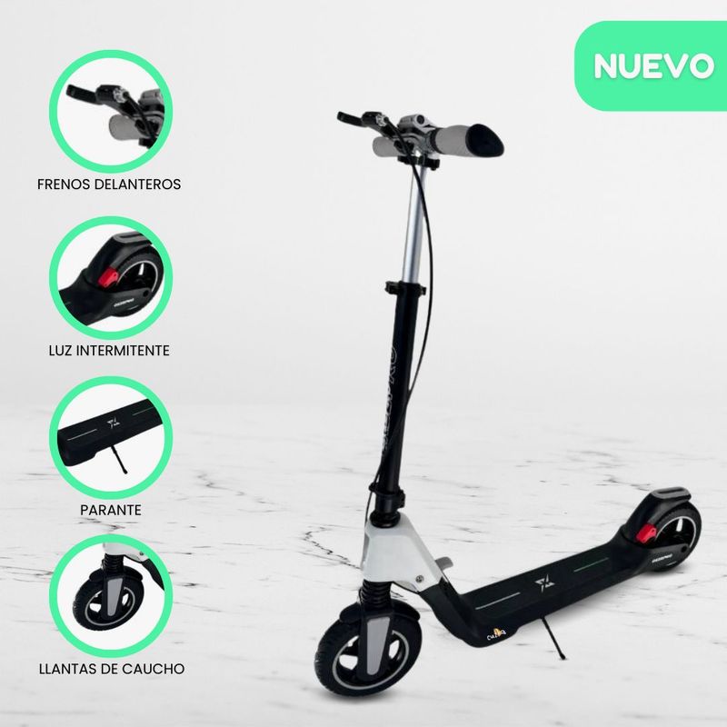 OXIEPRO - Scooter Lineal de Aluminio «VENOM» Black