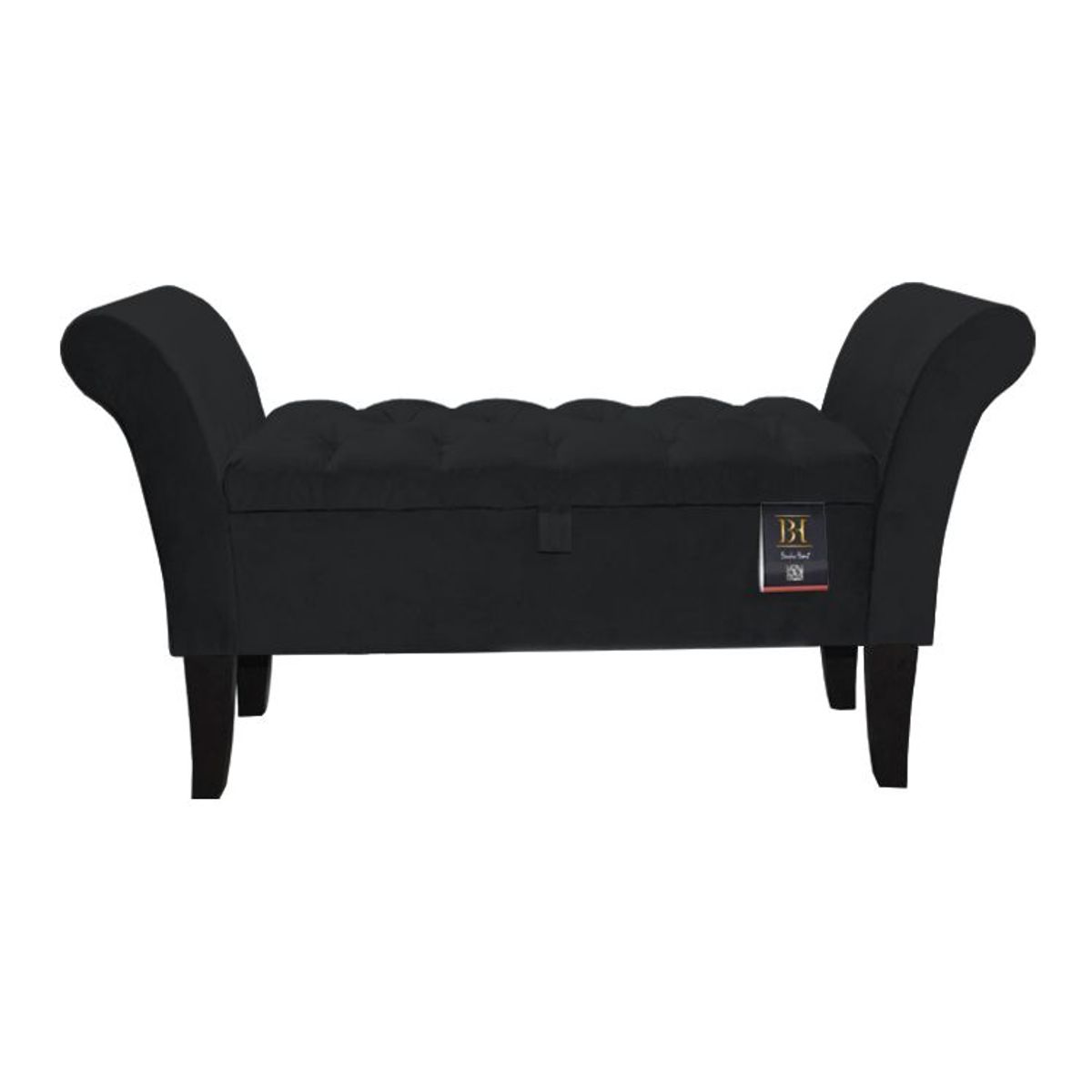 BARAKA HOME - Baul Grans 1.5 Plz - Negro