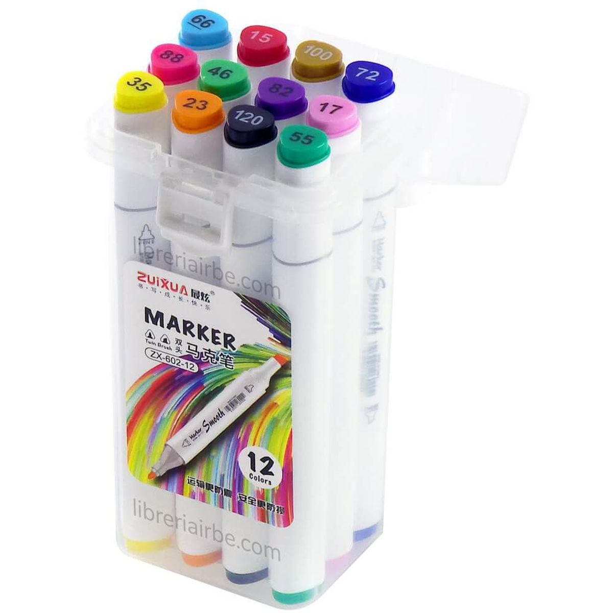 GENERICO - PLUMONES TOUCH 12 PIEZAS