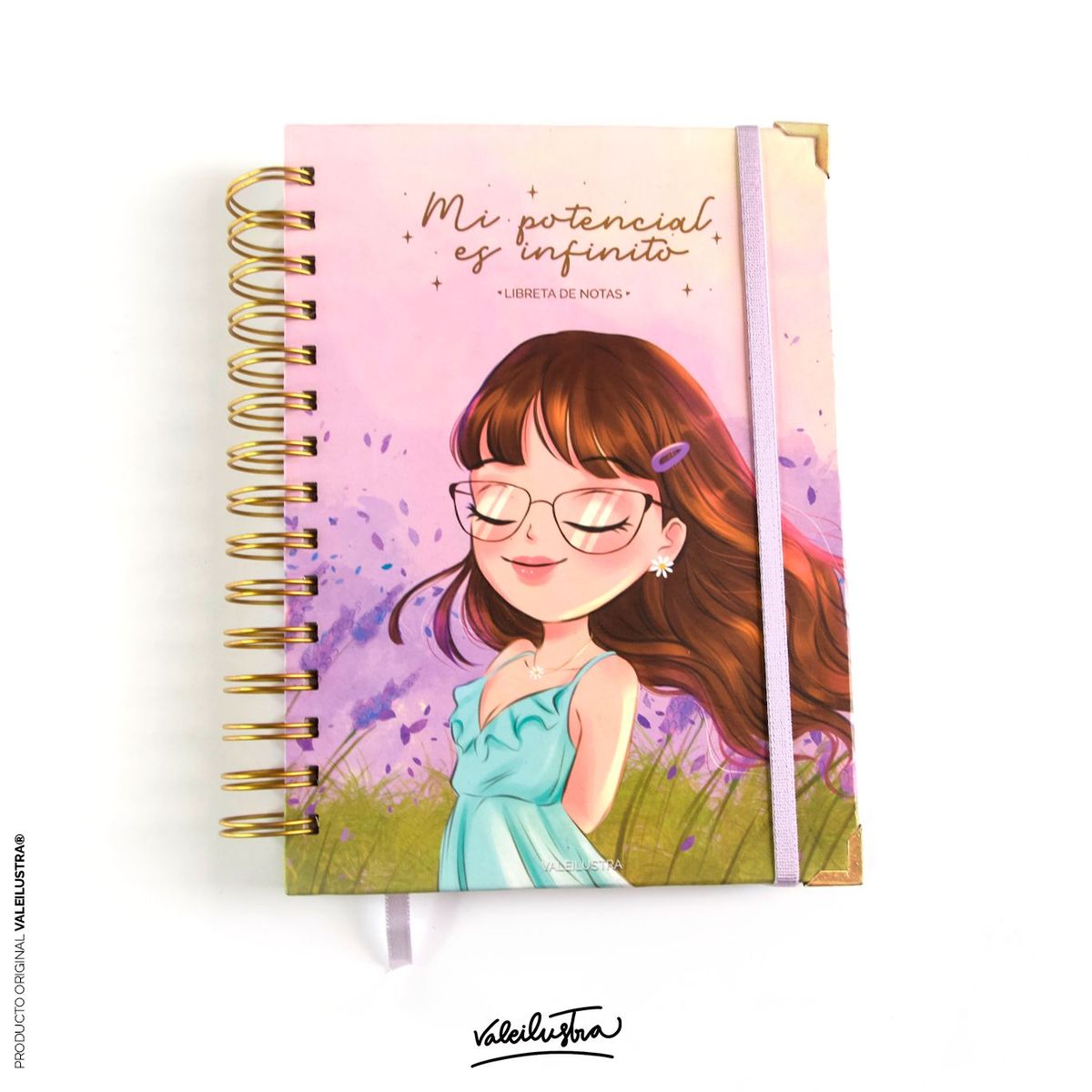 VALE ILUS TRA - Libreta Mi Potencial es infinito - Cuadriculada