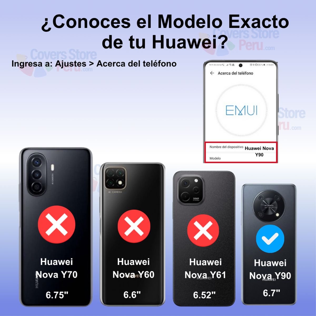 GENERICO - Funda Case para Huawei Nova Y90 Flip Cover Negro Antishock Resistente