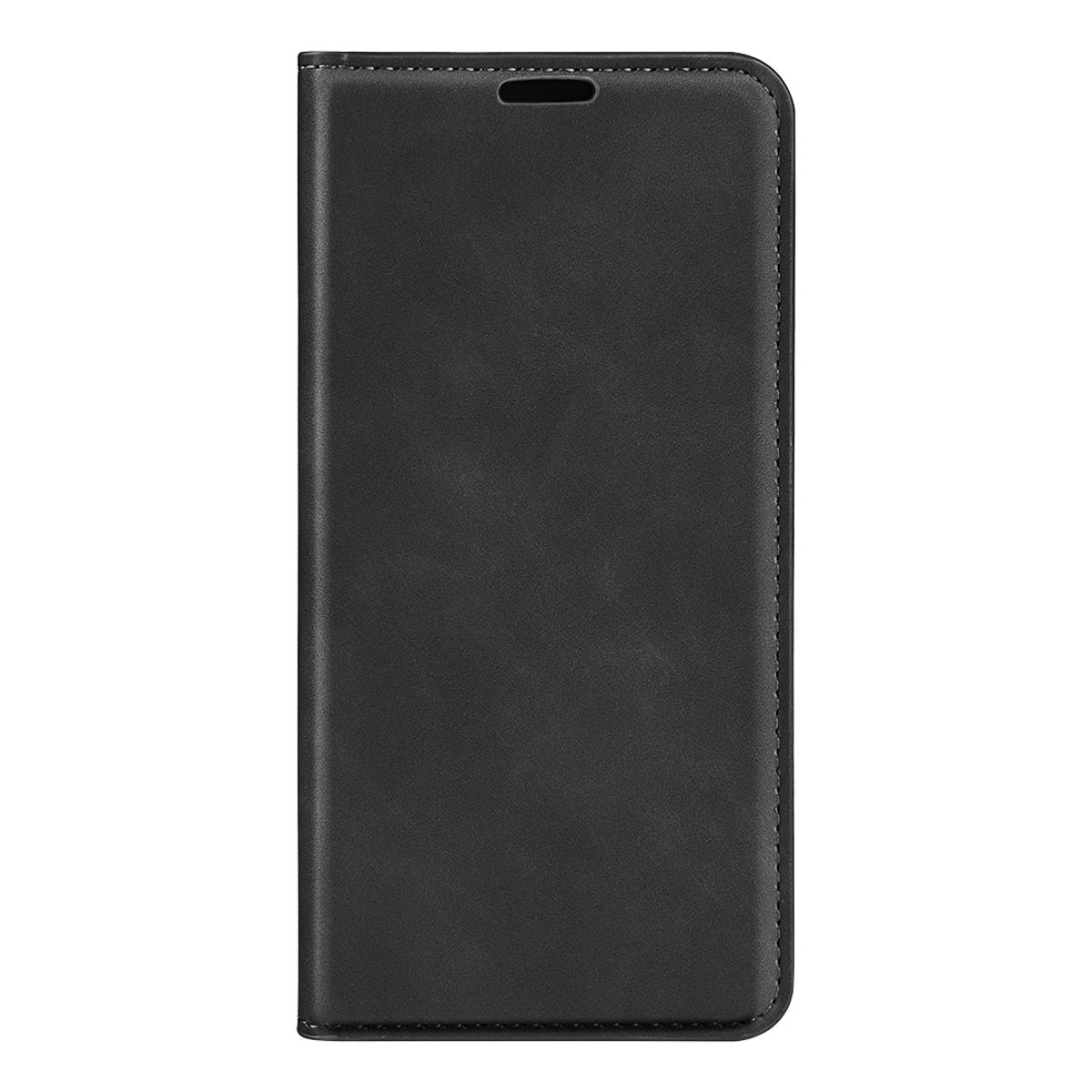 GENERICO - Funda de Motorola Moto G9 Plus Flip Cover Negro Antishock Resistente