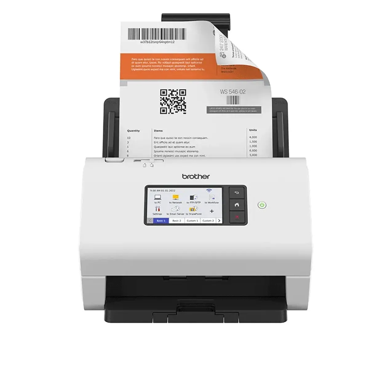 BROTHER - Escáner Brother ADS-4900W USB Wifi Dúplex ADF