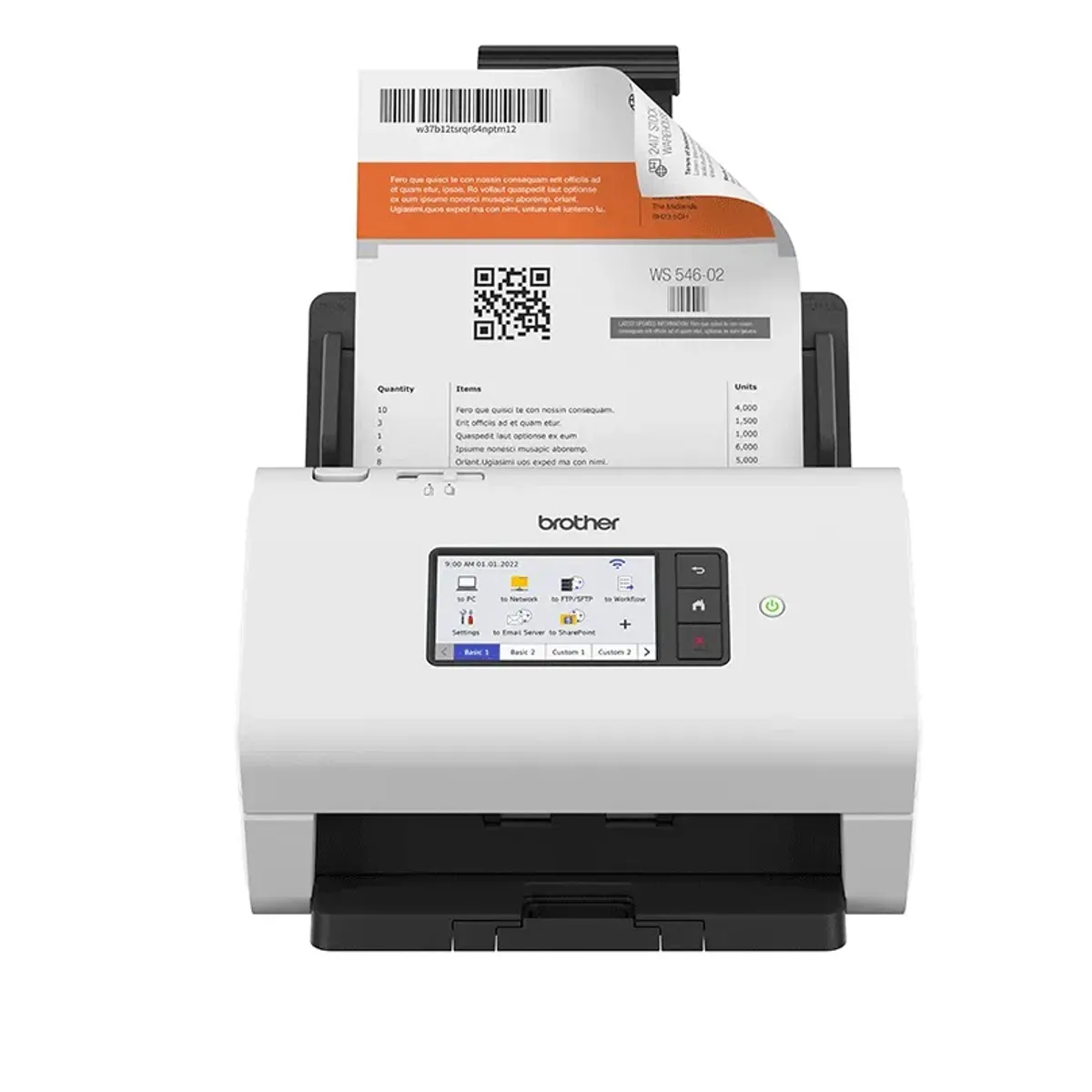 BROTHER - Escáner Brother ADS-4900W USB Wifi Dúplex ADF