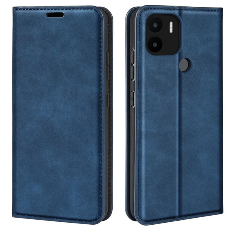 GENERICO - Funda para Xiaomi Redmi A1 Plus  Flip Cover Azul Antishock Resistente