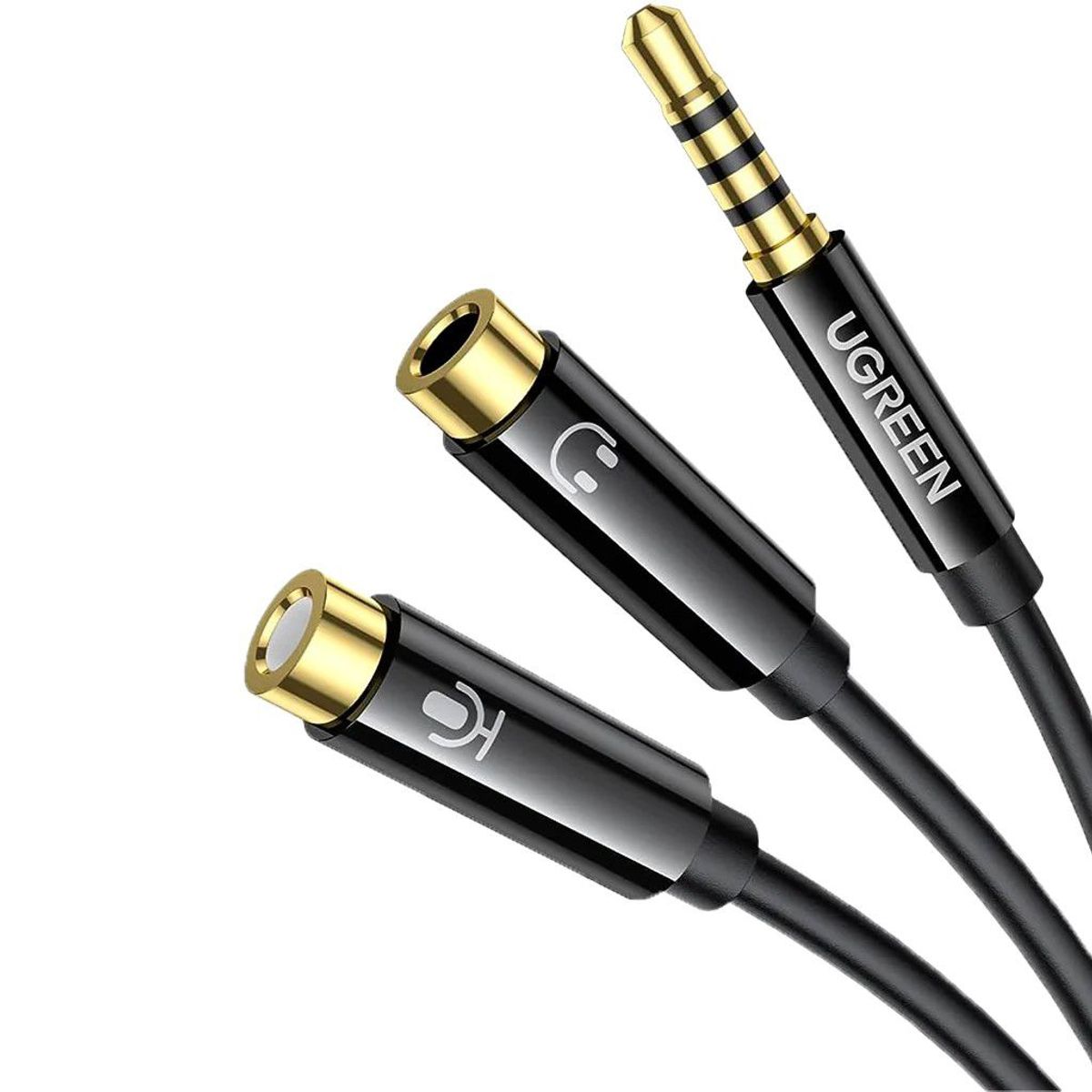 UGREEN - Cable Ugreen 3.5 mm Splitter Mini Jack AUX AV141 Micrófono - 30620