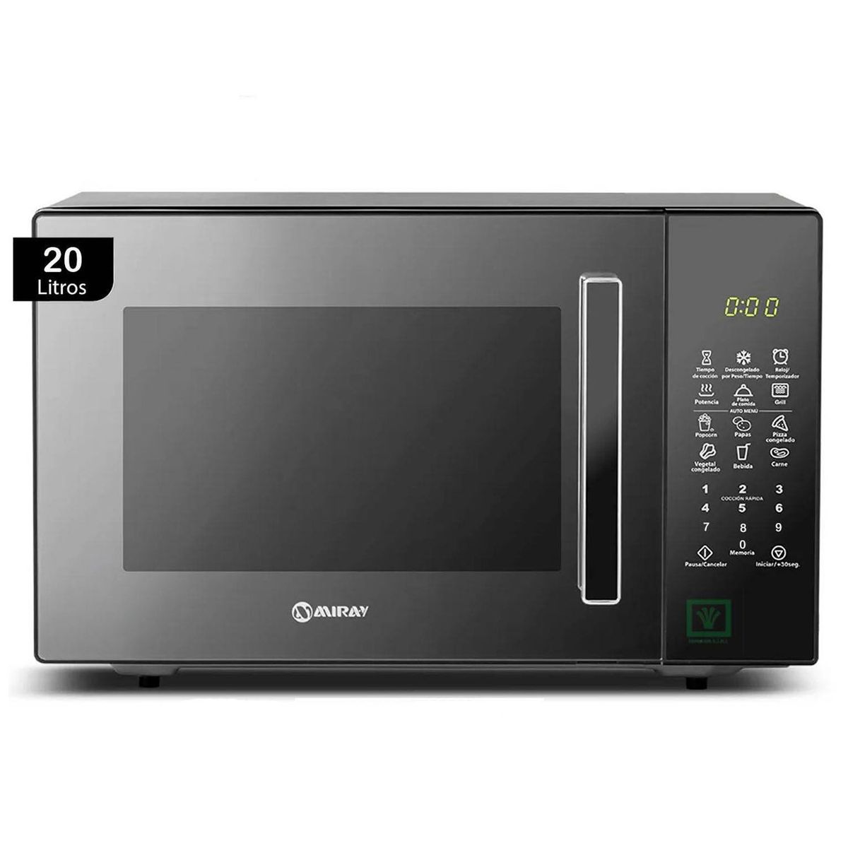 MIRAY - Horno Microondas Miray 20 Litros HMM-21N Negro