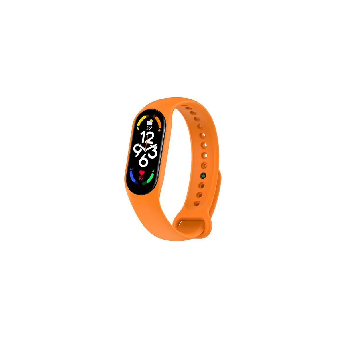 GENERICO - Correa Para Xiaomi Mi Band 7- Naranja