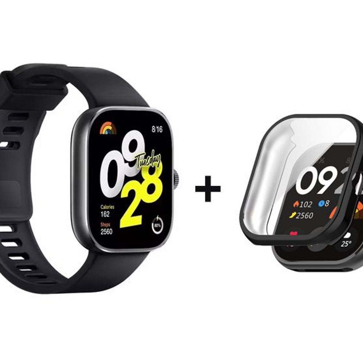 XIAOMI - Xiaomi Redmi Watch 4 + Bumper Protector Obsidian Black