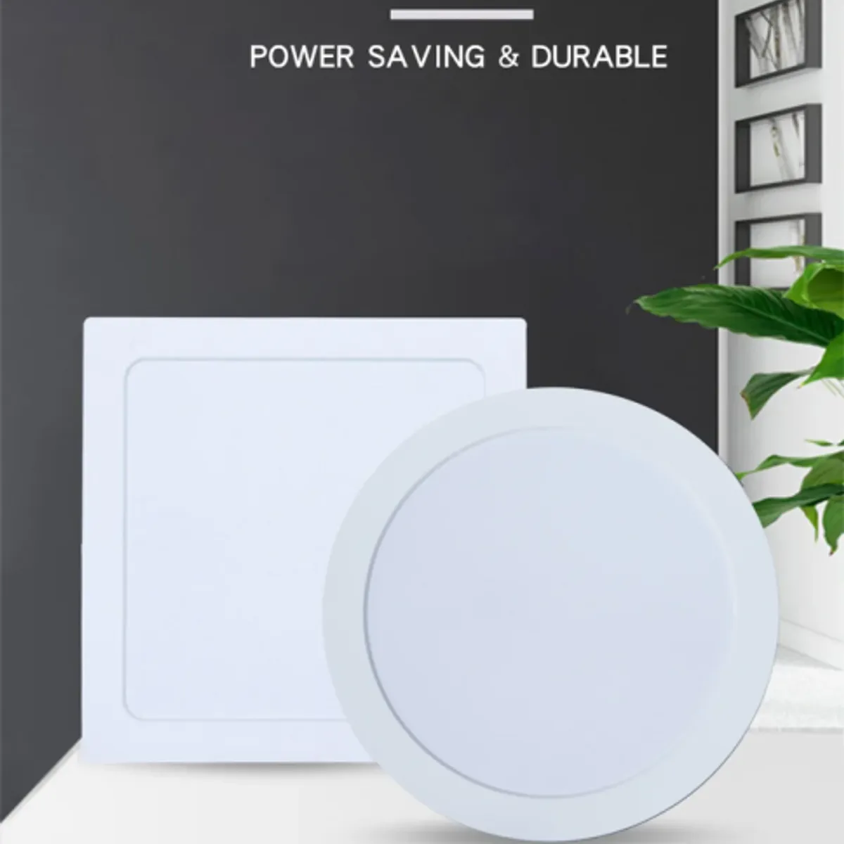 LLUMPAY - Panel LED cuadrado 18W X Caja de 40 unidades