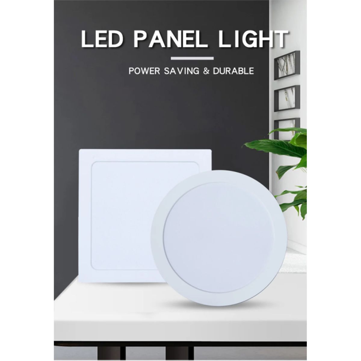 LLUMPAY - Panel LED cuadrado 18W X Caja de 40 unidades