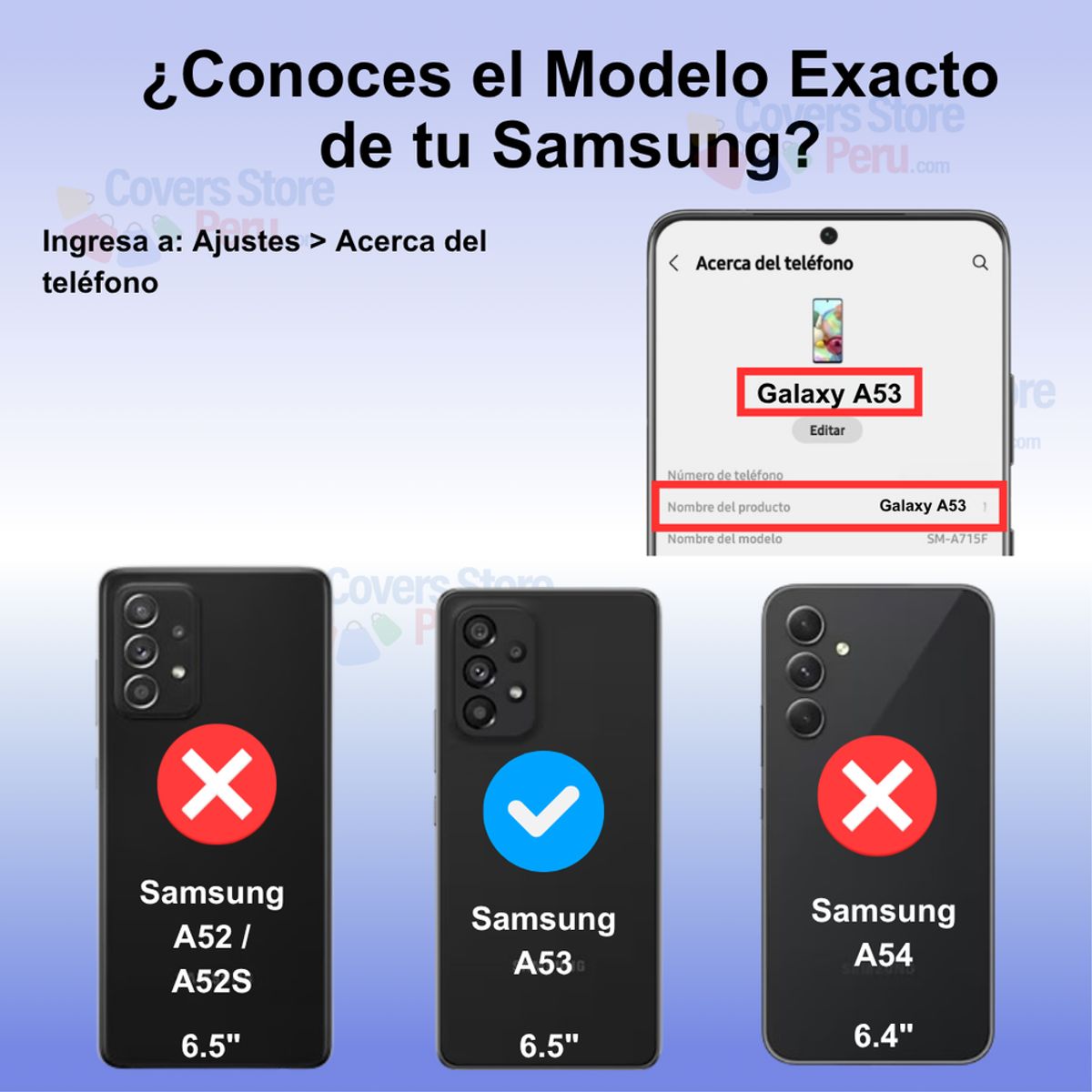 GENERICO - Funda Case para Samsung A53 Flip Cover Marrón Antigolpe Resistente