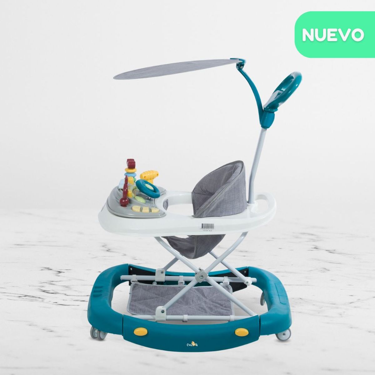 EBABY - Andador Mecedora 4 en 1 para Bebés «LUA» Blue