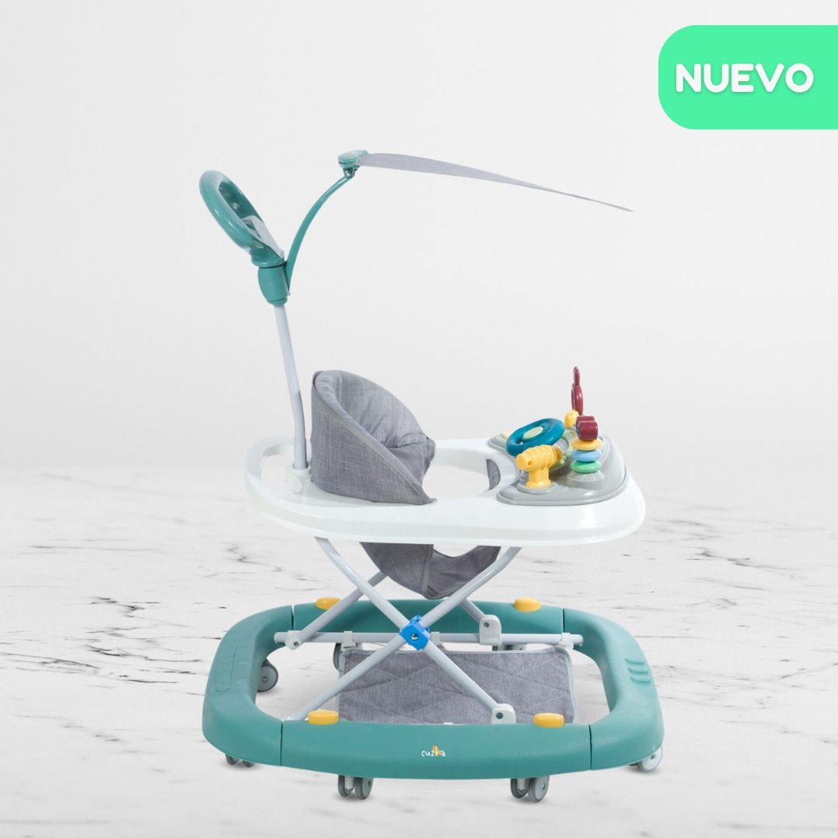 EBABY - Andador Mecedora 4 en 1 para Bebés «LUA» Green