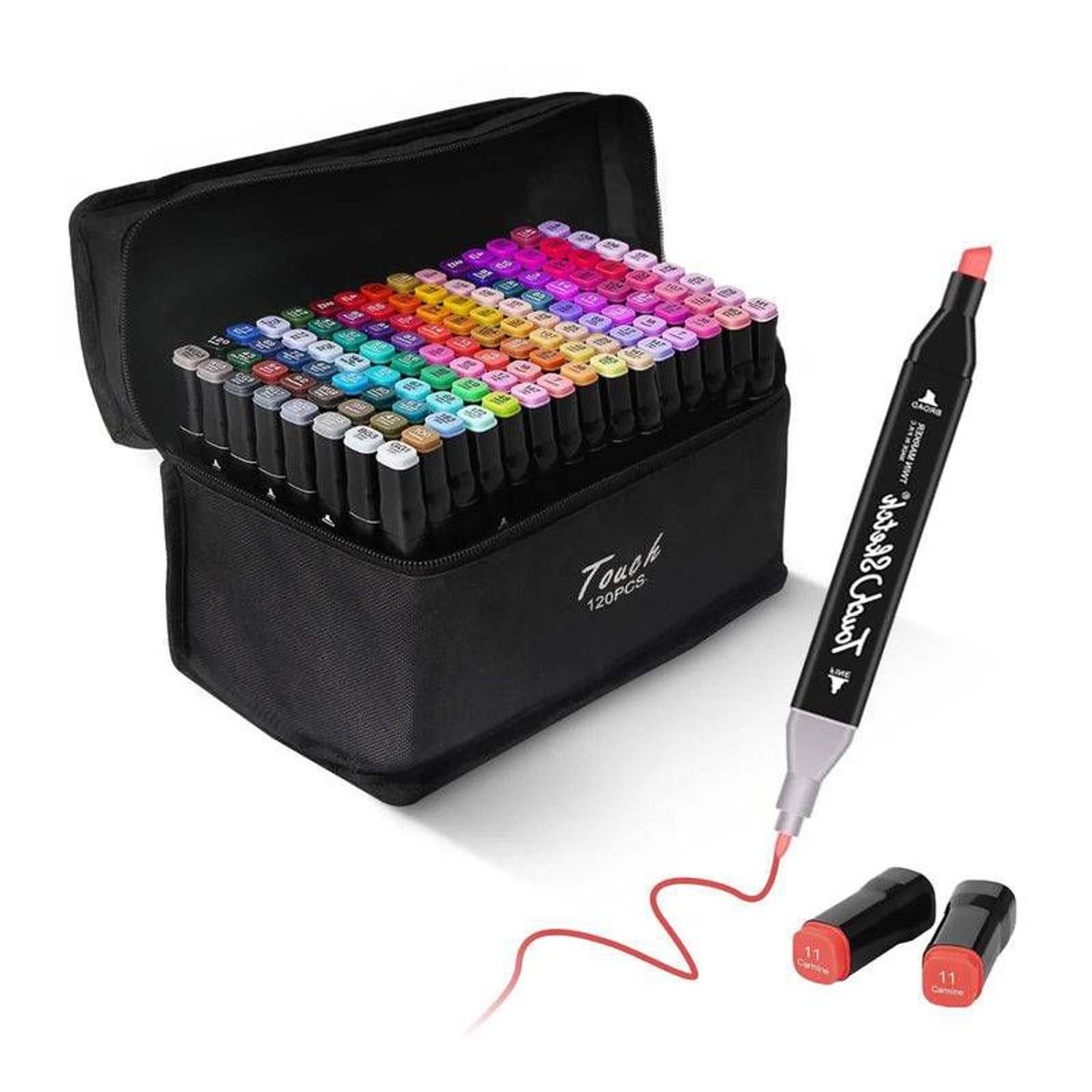 INSPIRA MARKET - Plumones Touch 120 Piezas