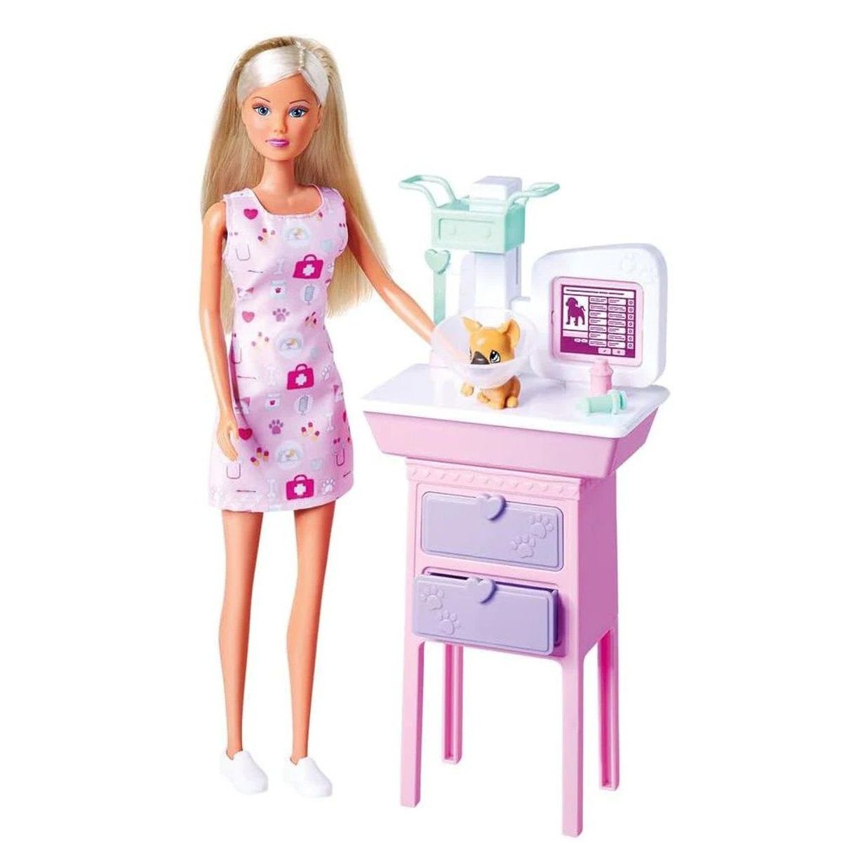 STEFFI LOVE - Juguete Muñeca Steffi Love Veterinaria + Accesorios